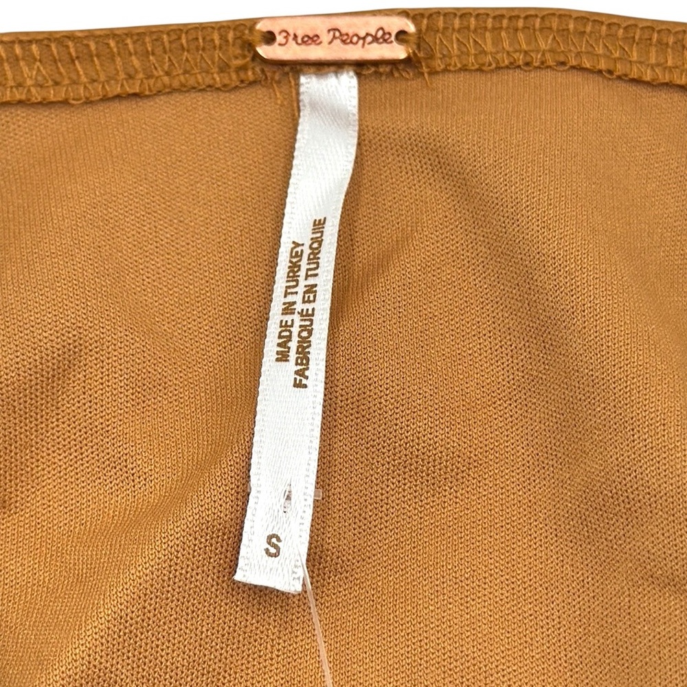 Free People Ride Along Ruched Crop Tank Top Size Small - Picture 8 of 16